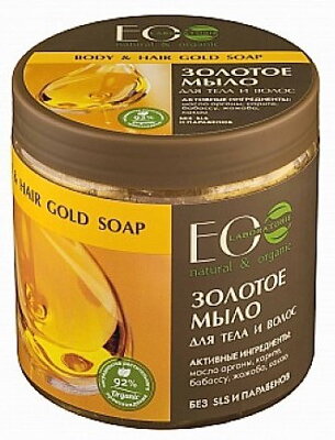 EO LAB Zlaté mydlo telové a na vlasy Moroccan Gold Soap 450 ml
