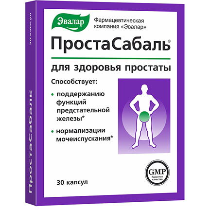 Evalar PROSTASABAL (podpora prostaty) 30 tabliet x 0,2g 