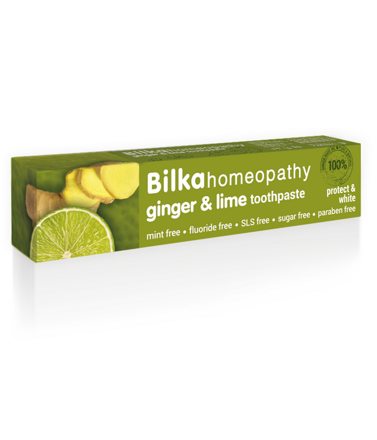 Bilka Homeopathy Zubná pasta ZázvorLimetka 75 ml