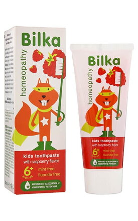 Bilka Homeopathy zubná pasta pre deti od 6r - Malina 50ml