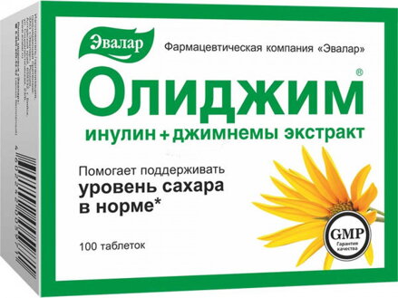 Evalar Olidzhim pre zdravú rovnováhu cukru 100tbl x 0,52g