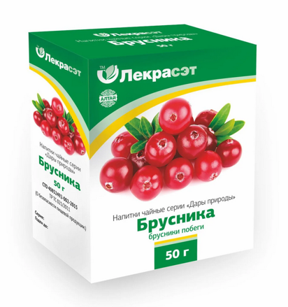 Lecraset Brusnicový čaj 50g