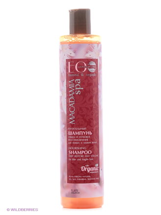 EO LAB MACADAMIA SPA Výživný Šampón OBNOVA a OBJEM, 350 ml pre tenké a lámavé vlasy