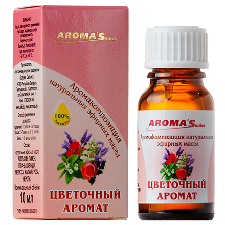 AROMASaules - 100% Éterický olej zmes Vôňa KVETOV 10ml d.s.04.2026