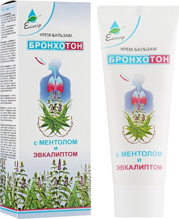 Eliksír Bronchoton krém-balzam s mentolom a eukalyptom 75 ml