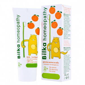 Bilka Homeopathy zubná pasta pre deti od 2r - Mandarinka 50ml
