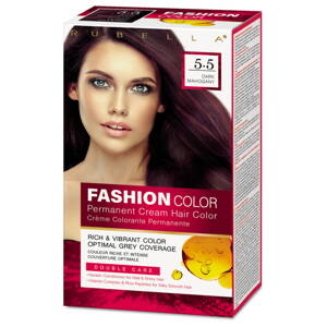 5.5 RUBELLA FASHION COLOR Dlho trvajúca Farba na vlasy TMAVÝ MAHAGÓN505015ml
