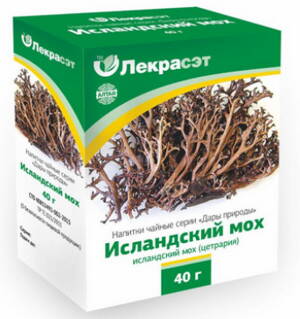 Lekraset Islandský Lišajník Pľuzgierka islandská 40g