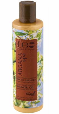 EO LAB -ARGANA SPA hydratačný sprchový olej 350ml arganový olej, kokosový olej, extrakt z organického lotosu, extrakt z magnólie, extrakt z mimózy