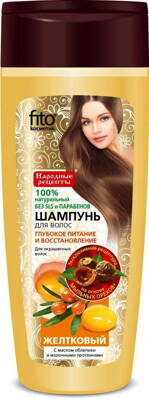 Fitokosmetik - Vaječný šampón s rakytníkom na farbené vlasy 270 ml