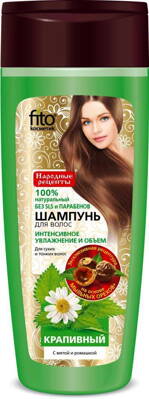 Fitokosmetik - Žihľavový šampón na suché a tenké vlasy s mätou a harmančekom 270 ml