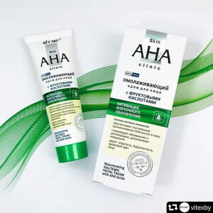 AHA CLINIC Omladzujúci pleťový krém s OVOCNÝMI KYSELINAMI 50ml