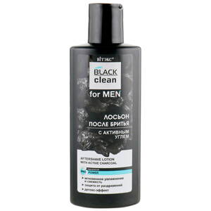 Black Clean MAN - Voda po Holení s aktívnym čiernym uhlím 150 ml