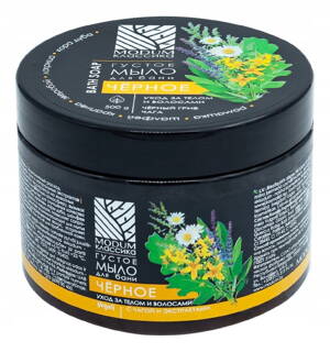 MODUM Čierne husté bylinné mydlo na telo aj vlasy 500ml