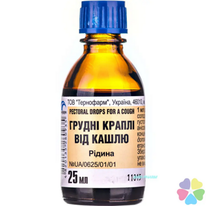 Ternofarm - Hrudný elixír - kvapky na kašel s extraktom sladkého drievka a anýzového oleja, 25 ml