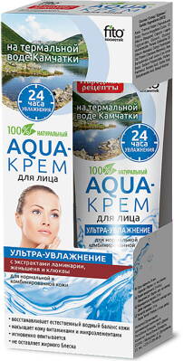 Fitokosmetik Aqua-krém na tvar pre citlivú a suchú pleť 45 ml