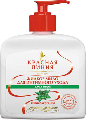 Červená čiara - Tekuté mydlo pre intímnu hygienu Aloe Vera 250ml