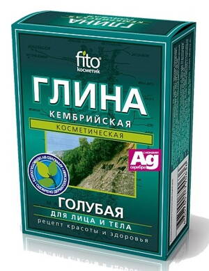Fitokosmetik Kambrický modrý kaolín ( íl ) s iónmi striebra 100g