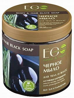 EO LAB Čierne mydlo telové a na vlasy greek black soap 450 ml
