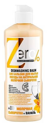 zEro Eco balzam na umývanie riadu Mliečna srvátka  vanilka 500ml