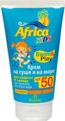 SPF 50 Floresan - AFRIKA Detský Krém na opalovanie 150 ml