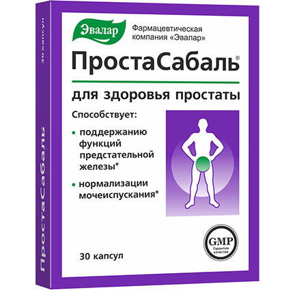 Evalar PROSTASABAL (podpora prostaty) 30 tabliet x 0,2g 