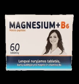 MAGNÉZIUM + B6 60 tabliet x 300mg