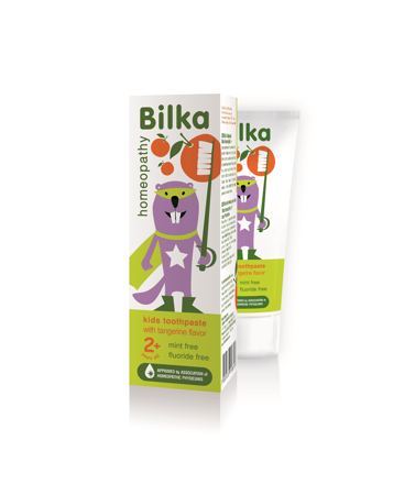 Bilka Homeopathy zubná pasta pre deti od 2r - Mandarinka 50ml