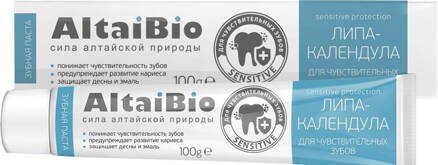 ALTAIBIO Lipa a nechtík zubná pasta pre citlivé zuby - 75 ml