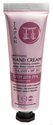 EO LAB - JAPAN SPF 20 Rozjasňujúci Krém na ruky s ginko biloba, 30ml