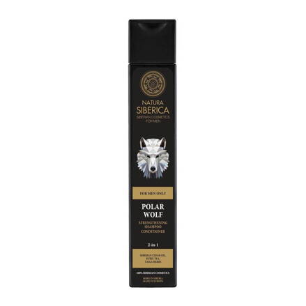 Natura Siberica Men POLAR WOLF Posilňujúci šampón a kondicionér 2v1 250ml