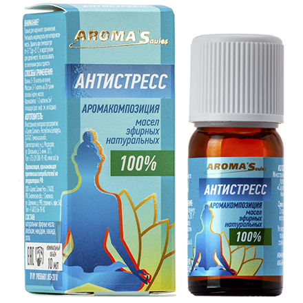 AROMASaules - 100% Éterický olej zmes ANTISTRESS 10ml