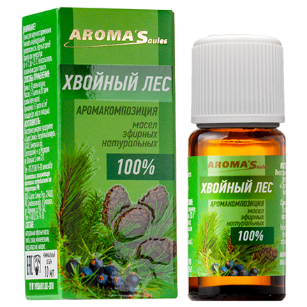AROMASaules - 100% Éterický olej zmes IHLIČNATÝ LES 10ml