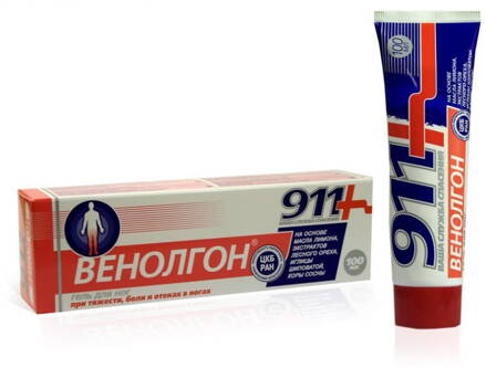 911 Gél kozmetický na nohy VENOLGON 100ml