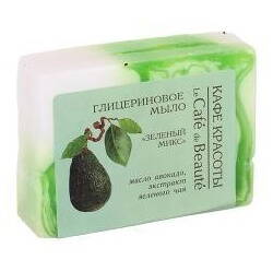 Le Cafe de Beaute Glycerínové mydlo Zelený mix 100g